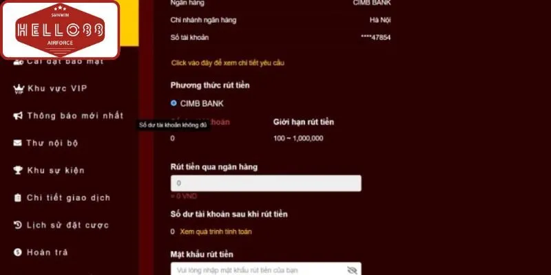 Một vài lưu ý cần nhớ khi rút tiền